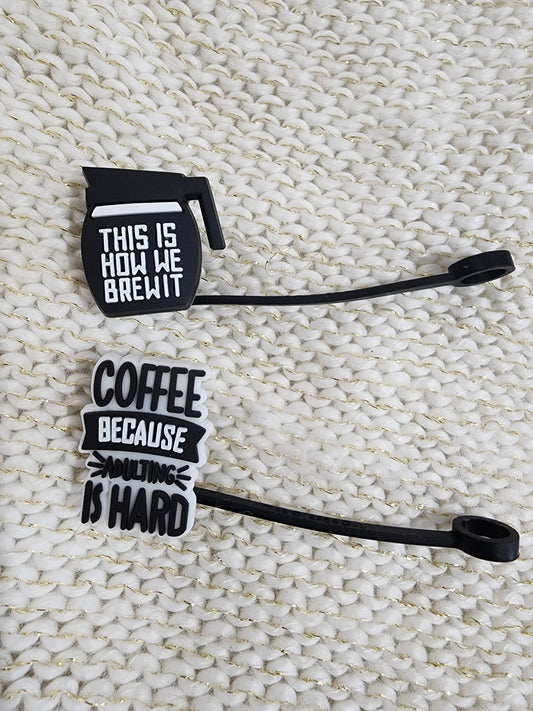 coffee lover straw cover