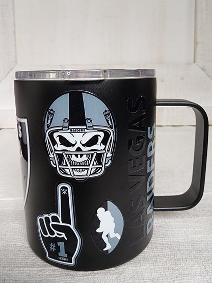 Raiders travel mug