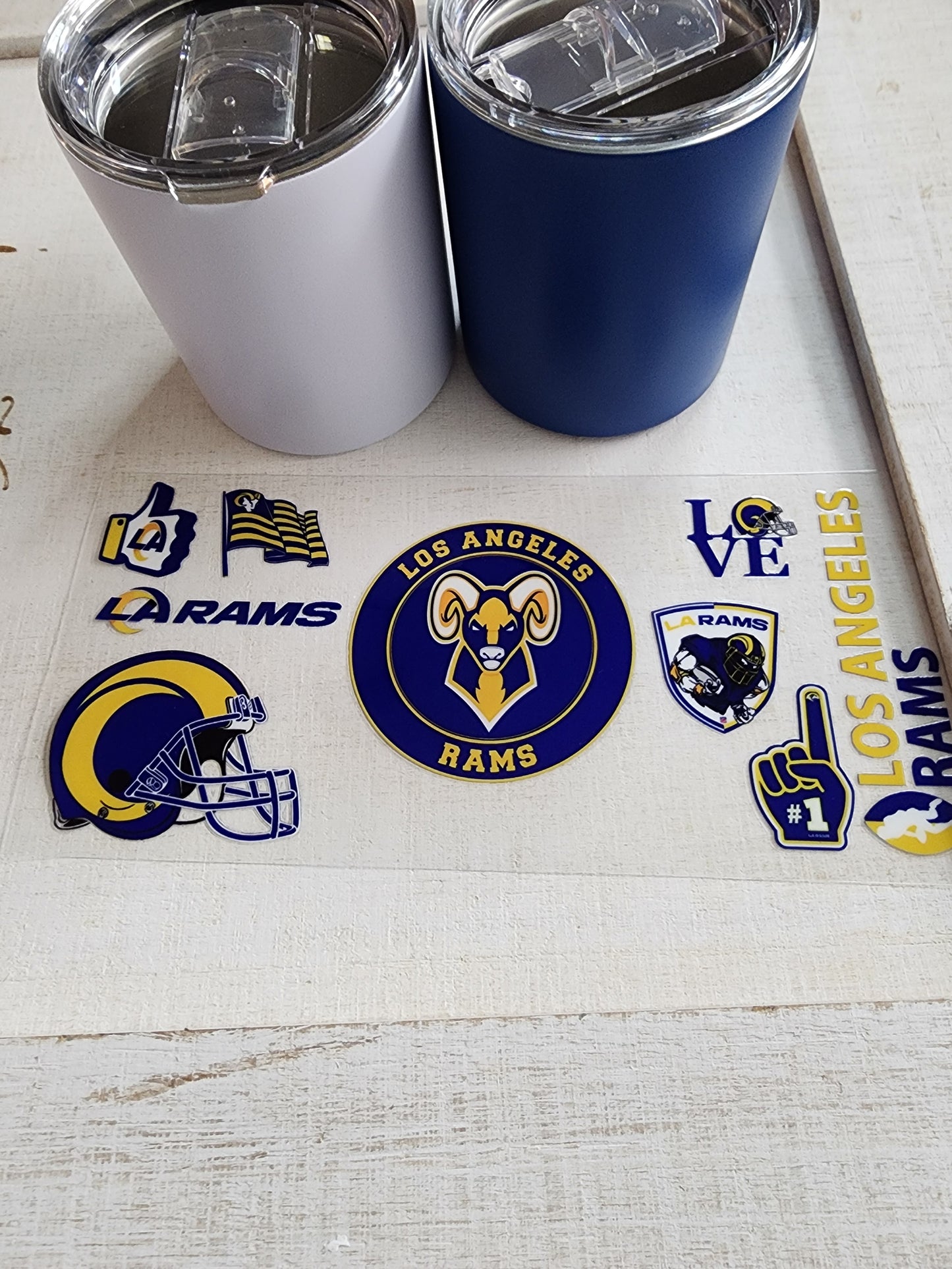 Rams travel mug