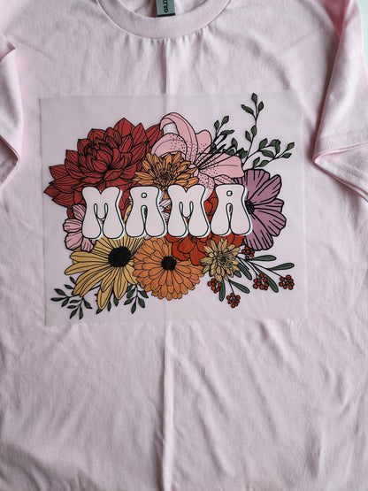 Mama flower shirt