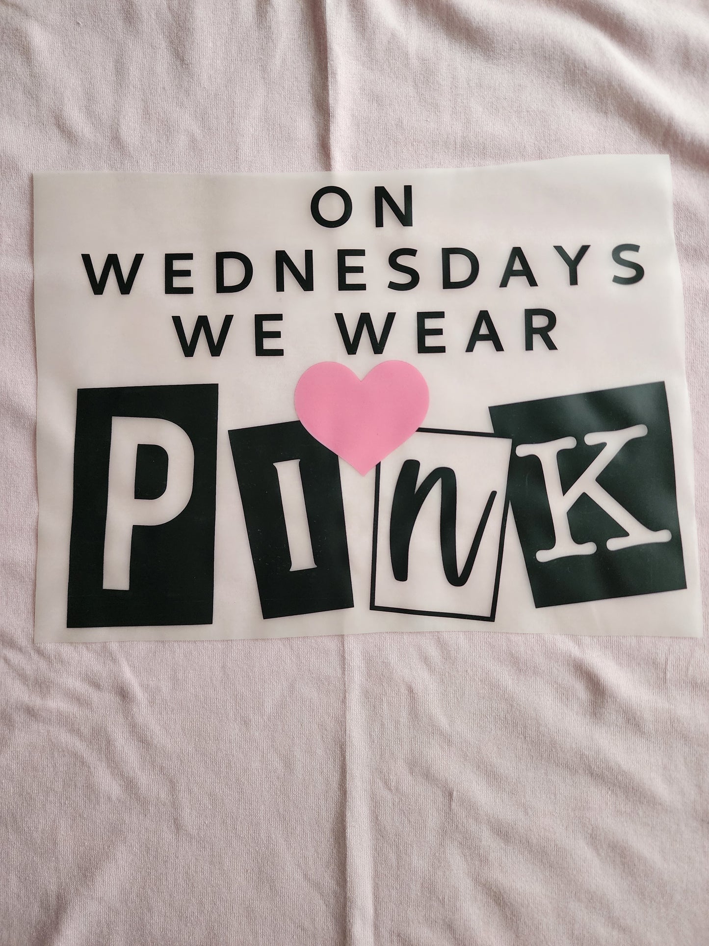 on Wednesdays we were Pink